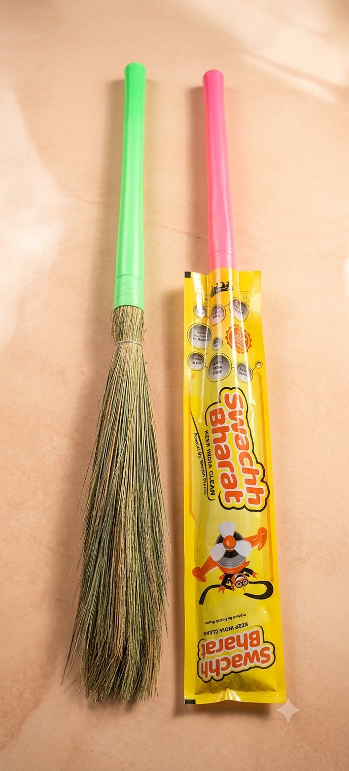 SWACHH BHART PHOOL JHADU(GRASS BROOMS)