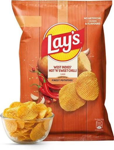 LAYS HOT N SWEET CHILLI CHIPS MRP20