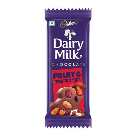 CADBURY DAIRY MILK FRUIT&NUT CHOCOLATE 36GM