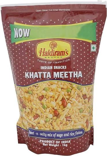 HALDIRAM KHATTA MEETHA NAMKEEN 400GM