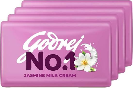 GODREJ NO.1 JASMINE MILK CREAM SOAP 100GMX5PC