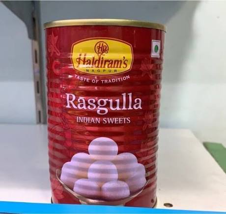 HALDIRAM CHHANA RASGULLA 500GM(8PC)