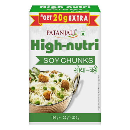 PATANJALI SOY CHUNKS 200GM