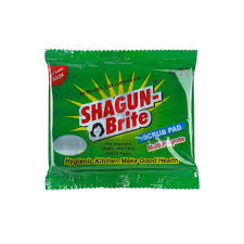 SHAGUN BRITE SCRUB PAD(15CMSX10CMS)